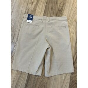 George Shorts Mens Tan 32X9" At‎ the Knee Stretch UPF 30 Walk NWT